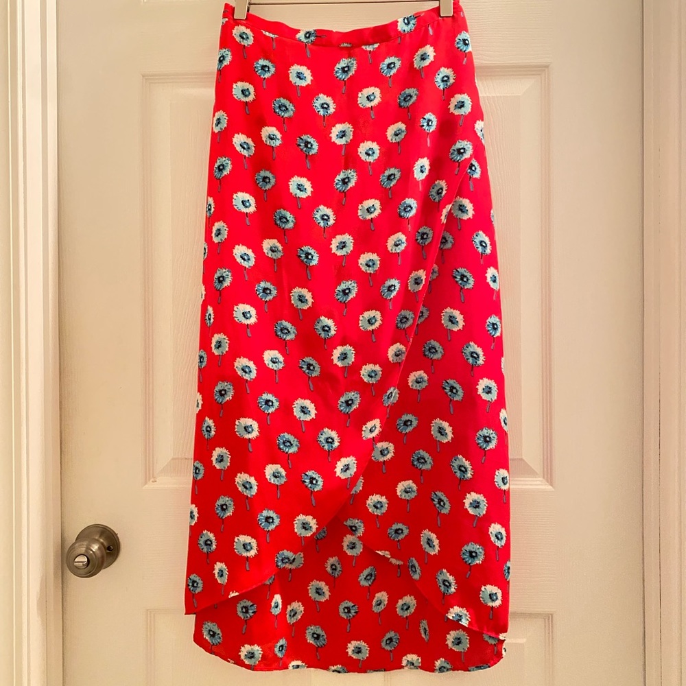 J Crew floral skirt